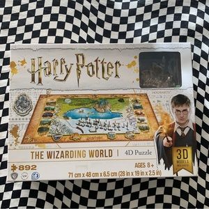 NEW Harry Potter 4D Puzzle 892 Piece 3D Pieces Included